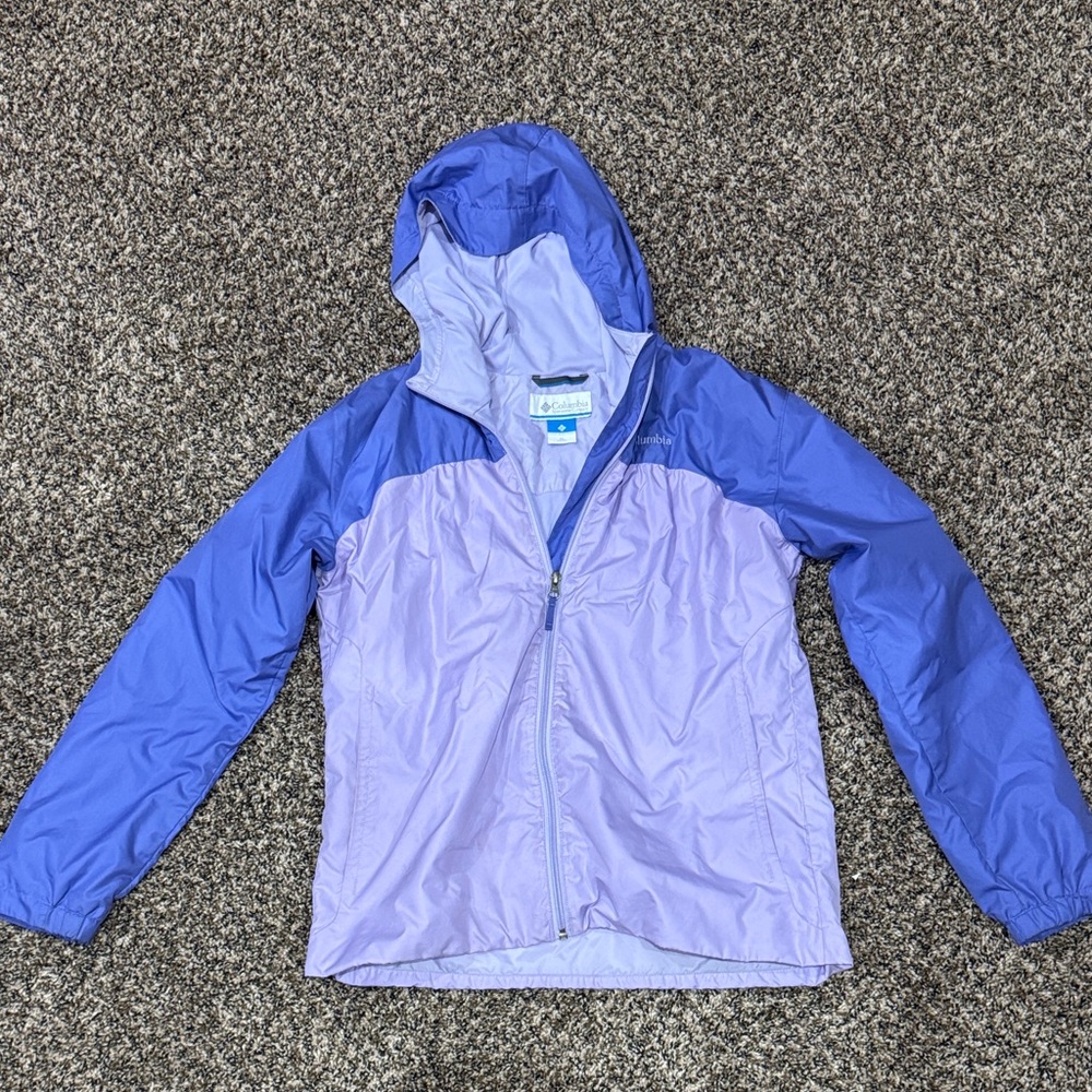 Columbia Kids Two-Tone Jacket in Purple and Blue